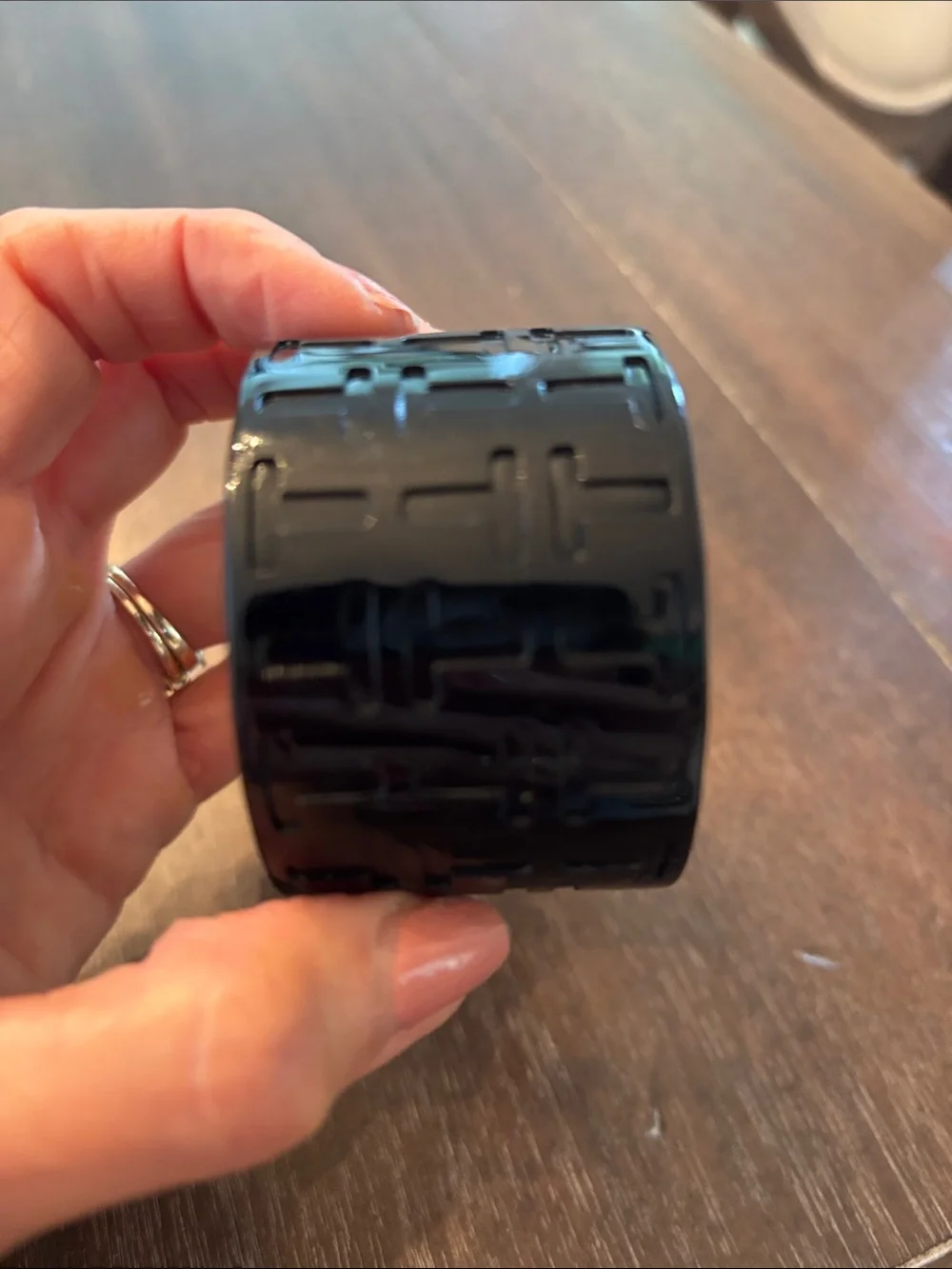 Tory Burch black with gold trim Cuff-Style Bracelet